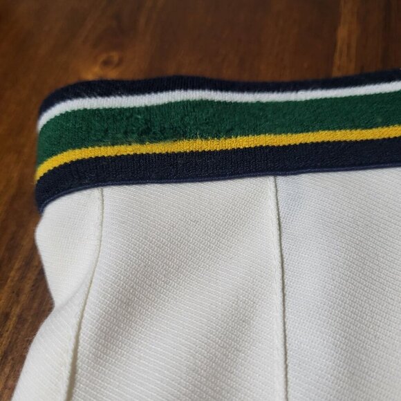 Banana Republic Athletics Pleated Varsity Mini Skirt W 40 - Preppy New w Defect - Picture 3 of 10